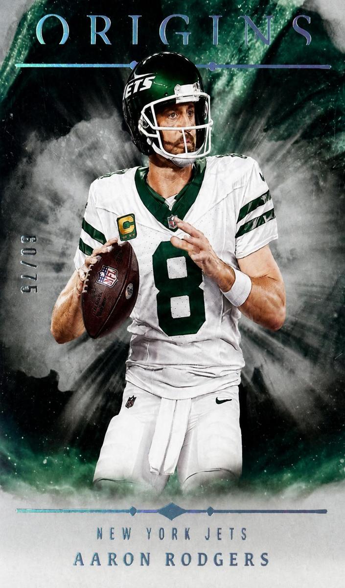 2024 Panini Origins Football Silver Aaron Rodgers #85