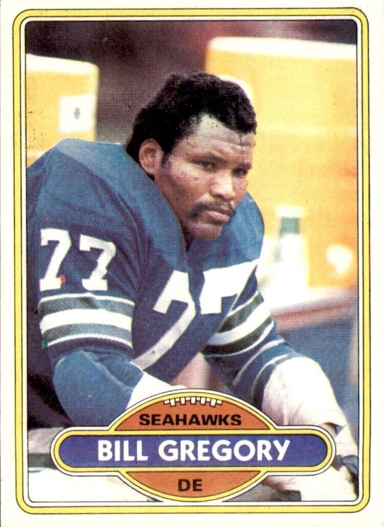 1980 Topps Football Bill Gregory #292 PSA 9