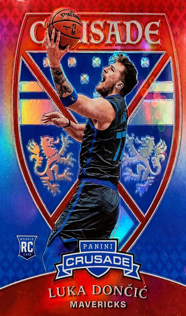 2018 Panini Chronicles Basketball Red Luka Doncic #553 PSA 10