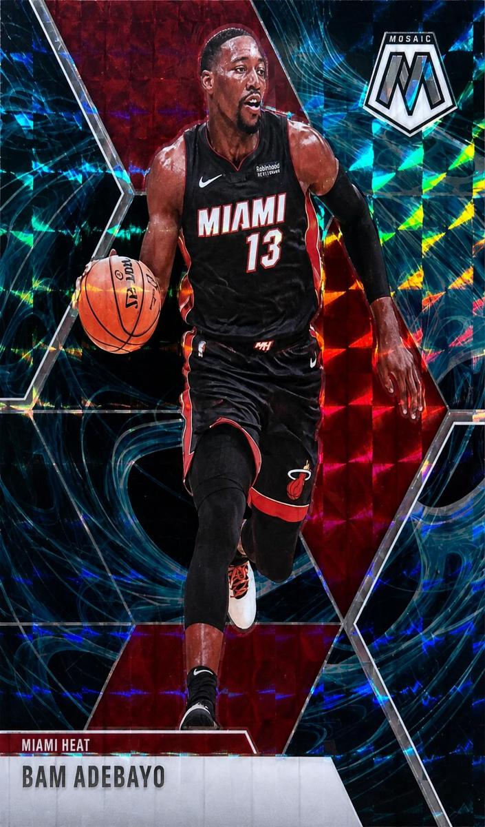 2019 Panini Mosaic Basketball Genesis Bam Adebayo #150 PSA 9