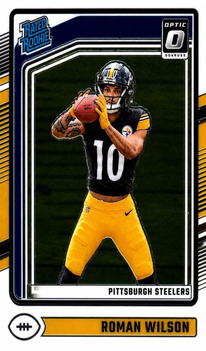 2024 Donruss Optic Football Roman Wilson #285 PSA 9