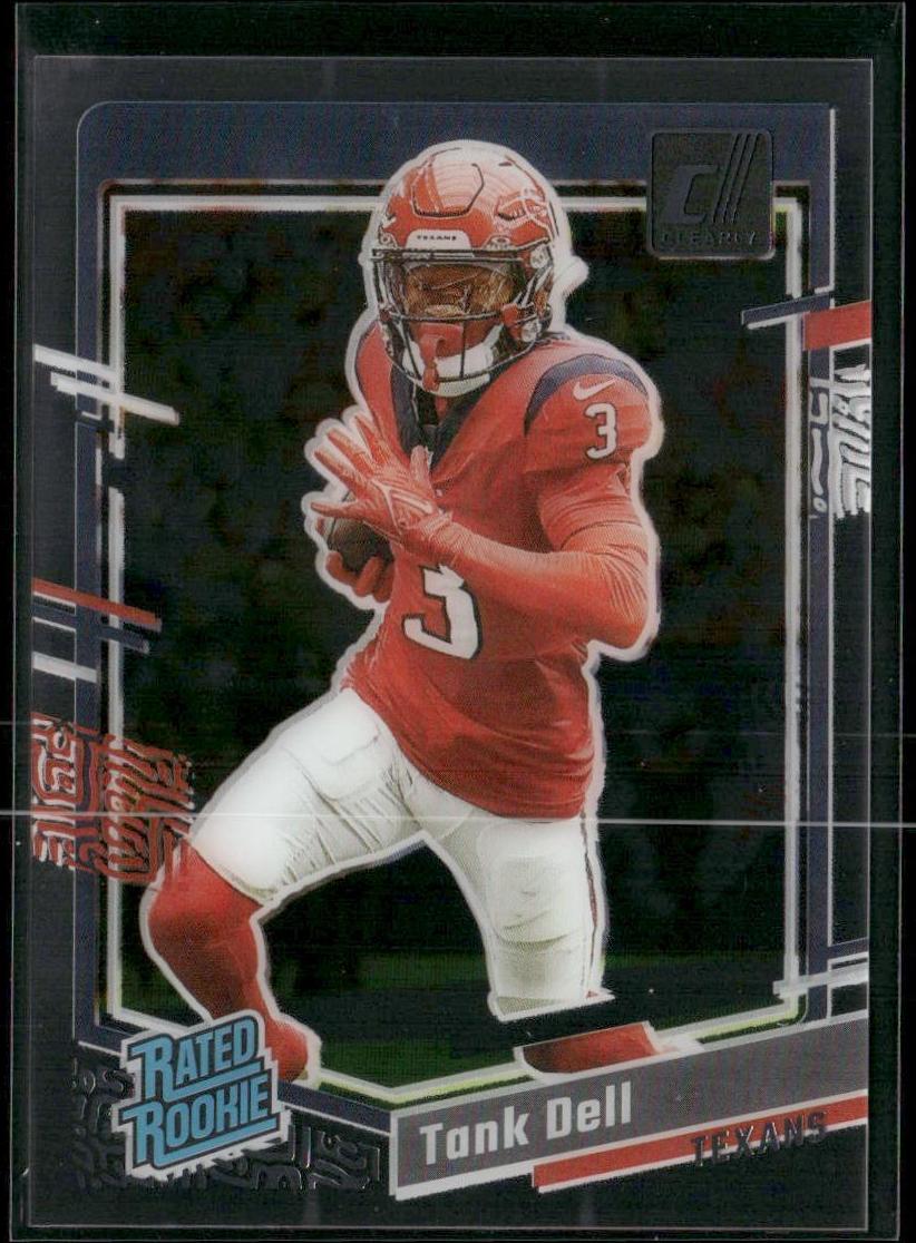 2023 Panini Clearly Donruss Football Tank Dell #85