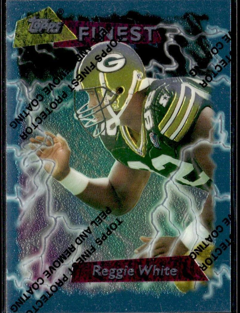 1995 Topps Finest Football Reggie White #84