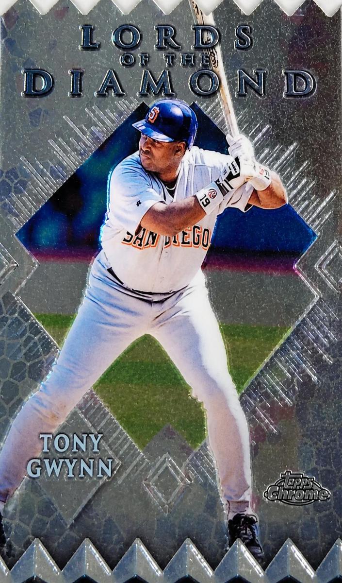 1999 Topps Chrome Baseball Tony Gwynn #LD12 CGC 5.5