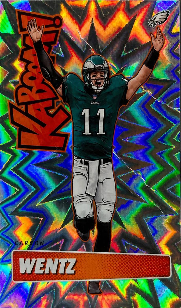 2020 Panini Absolute Football Carson Wentz #KCW