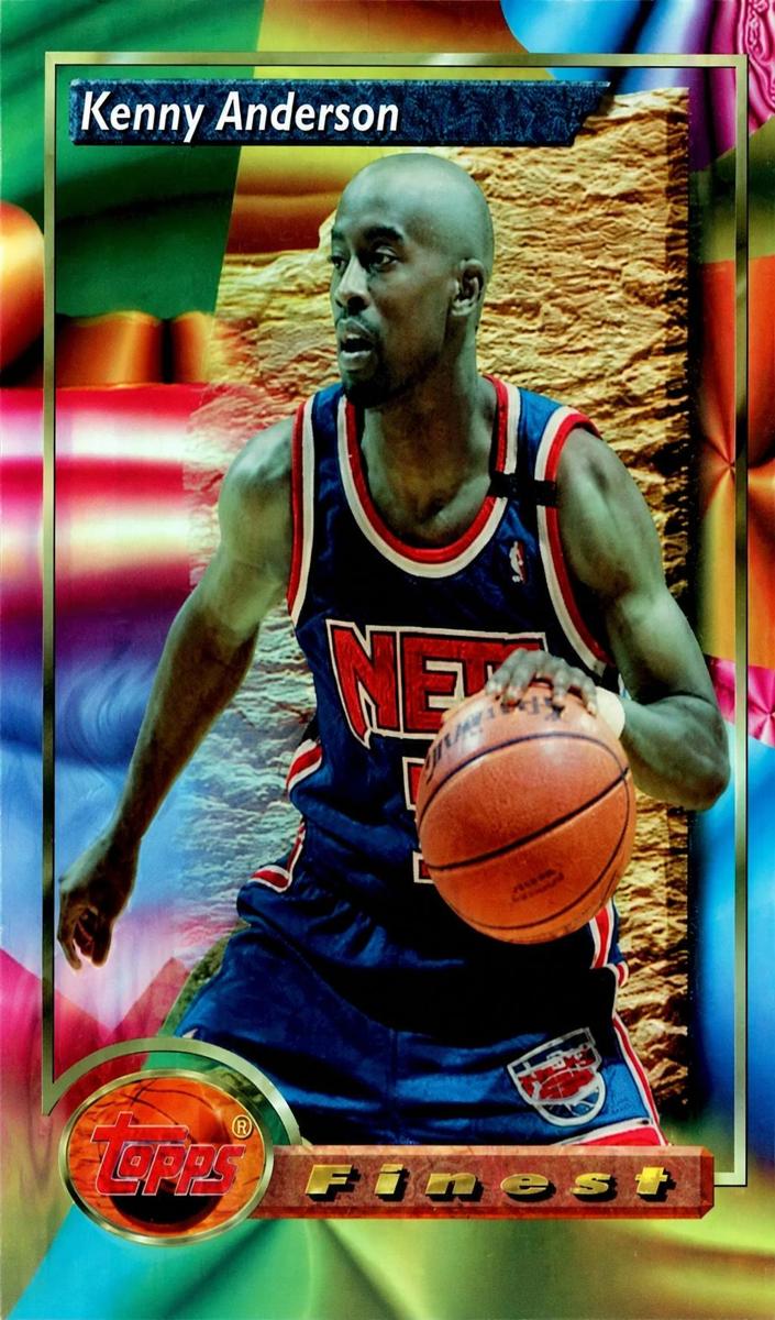 1993 Topps Finest Basketball Refractor Kenny Anderson #174