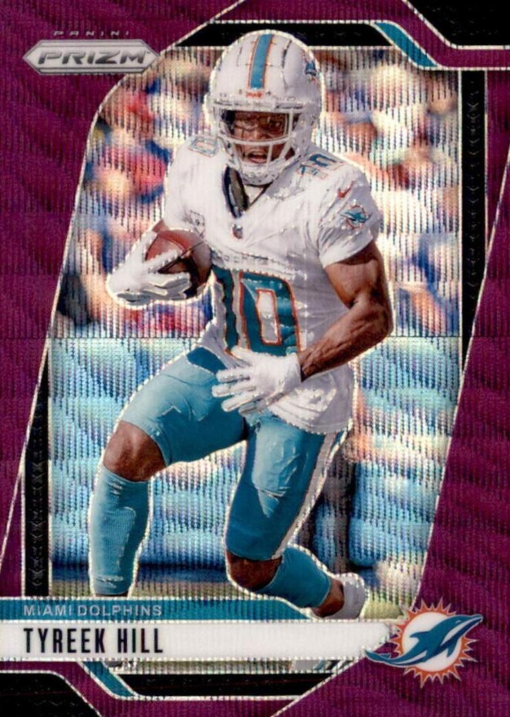 2024 Panini Prizm Football Purple Wave Tyreek Hill #177