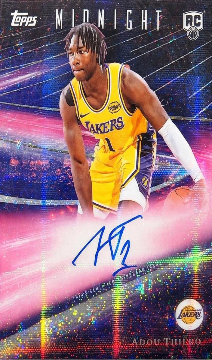 2025 Topps Midnight Basketball Adou Thiero #RHS-AT