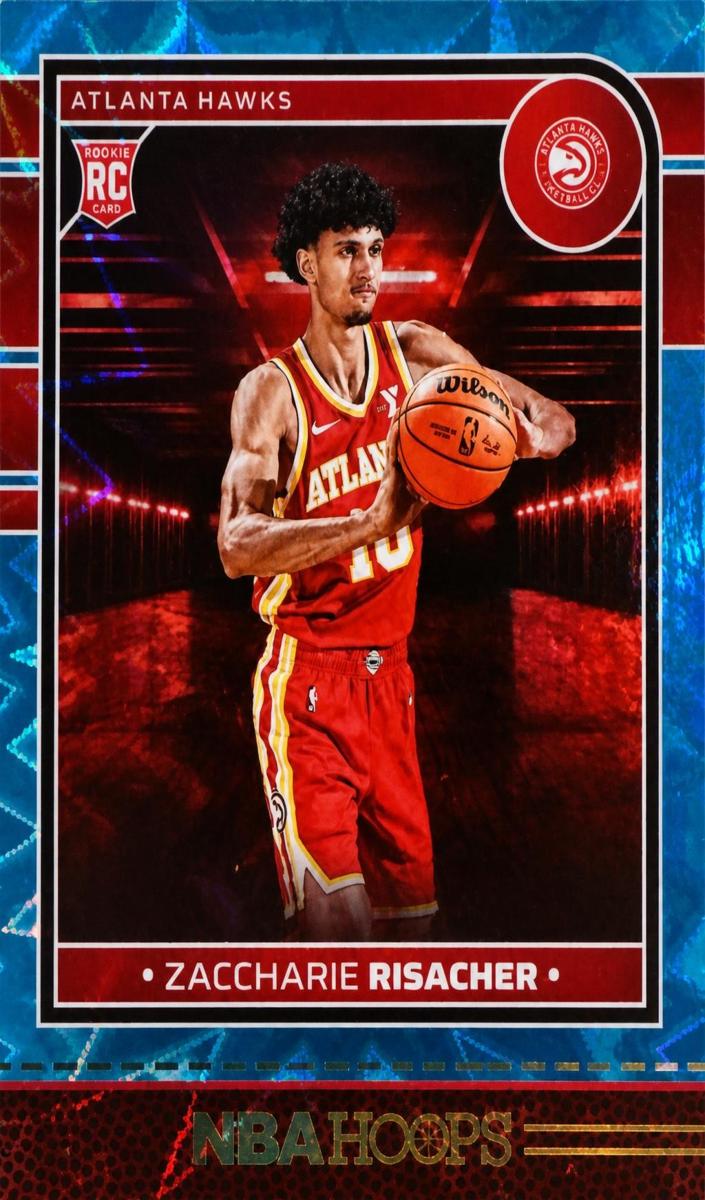 2024 Panini Hoops Basketball Teal Explosion Zaccharie Risacher #231
