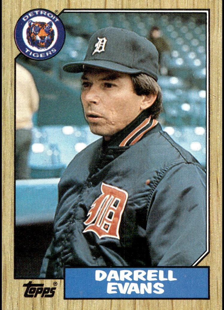 1987 Topps Baseball Darrell Evans #265 PSA 9