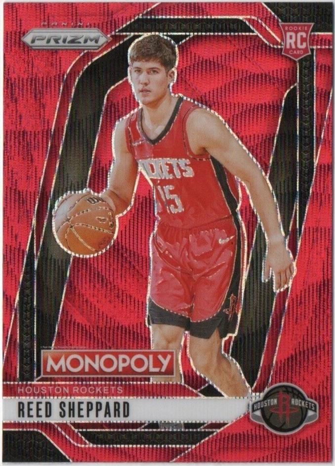 2024 Panini Prizm Monopoly Basketball Red Reed Sheppard #72 PSA 9