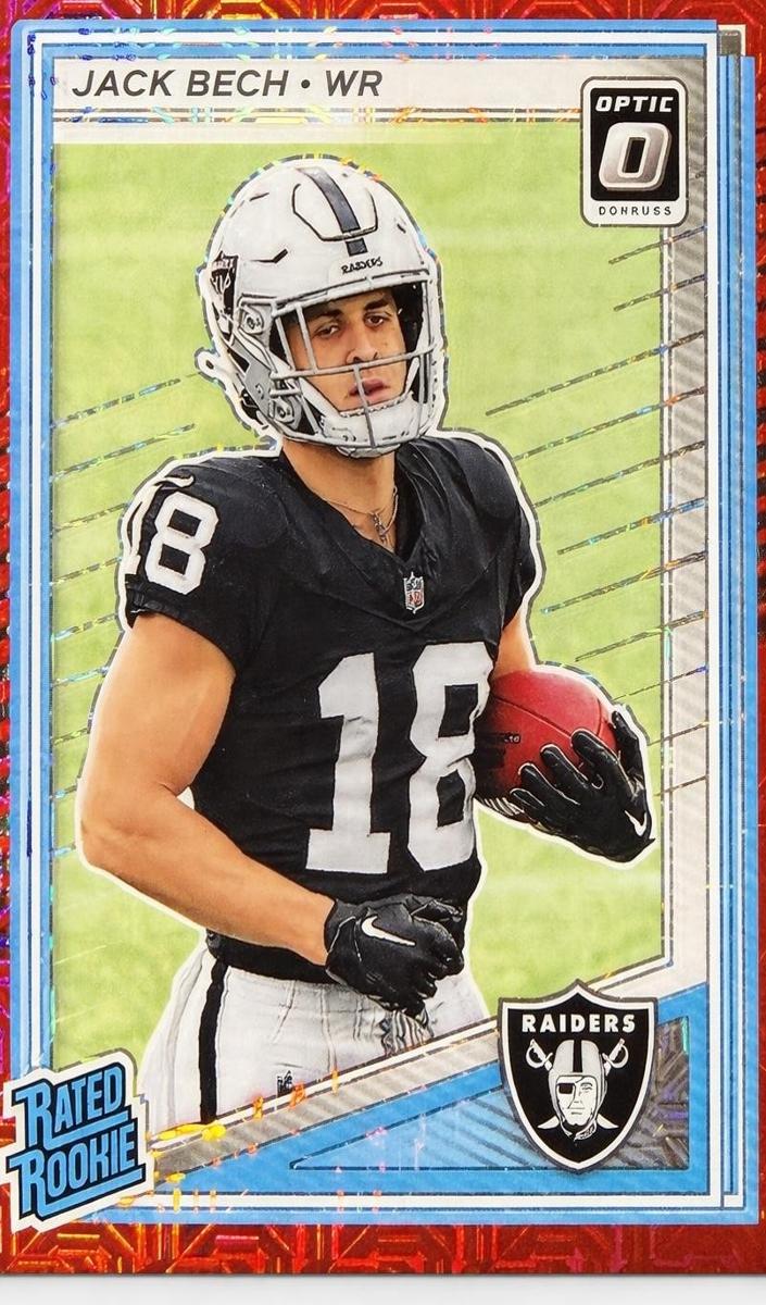 2025 Donruss Optic Football Red Mojo Jack Bech #211