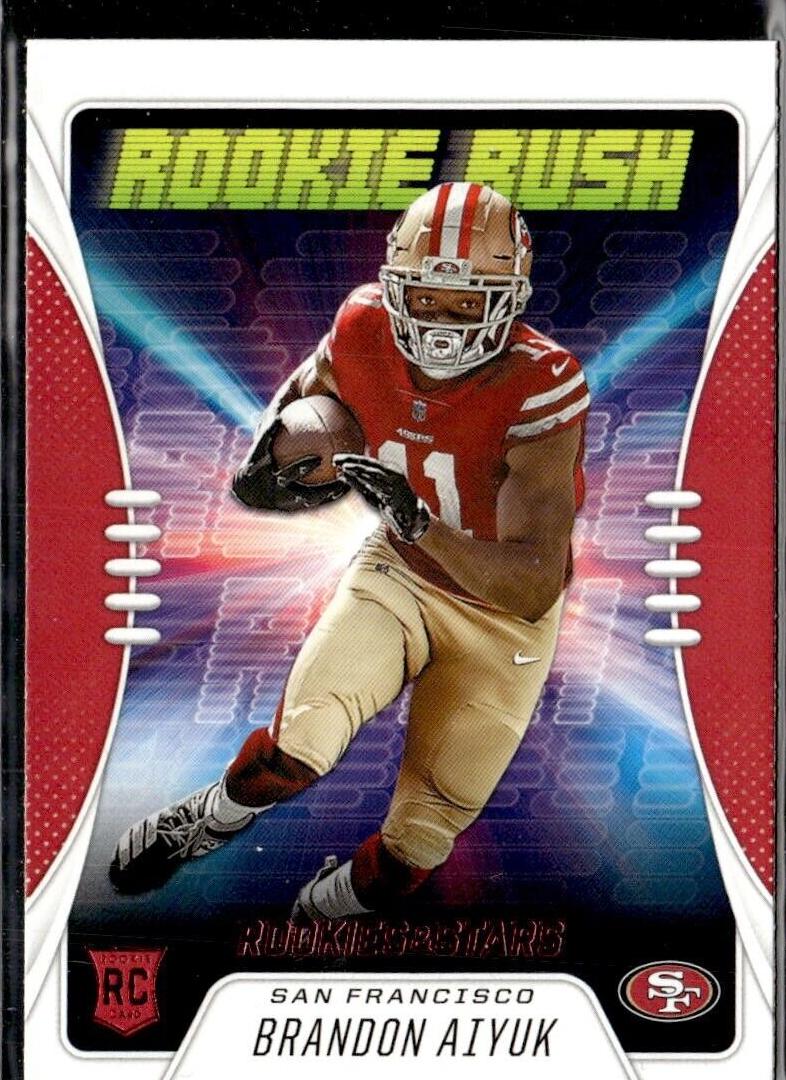 2020 Panini Rookies and Stars Football Brandon Aiyuk #RR-18 PSA 8.5