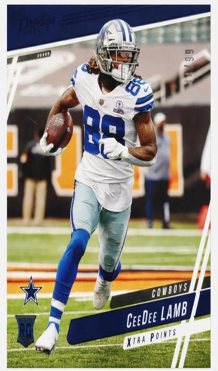 2020 Panini Chronicles Football Xtra Points Blue Ceedee Lamb #306