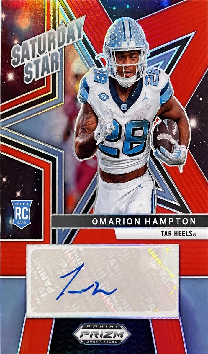 2025 Panini Prizm Draft Picks Football Red Omarion Hampton #SSS-OHN
