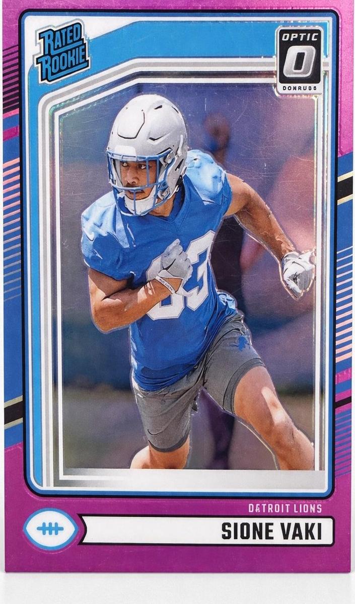 2024 Panini Donruss Football Pink Sione Vaki #332