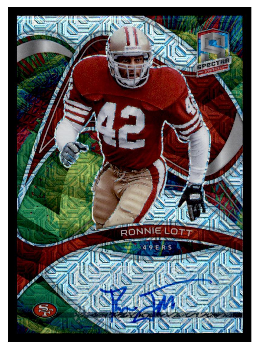 2022 Panini Spectra Football Meta Ronnie Lott #SIG-RLO