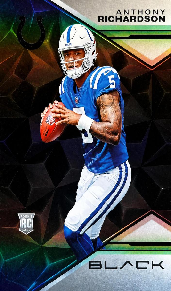 2023 Panini Black Football Anthony Richardson #121