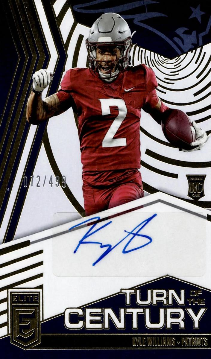 2025 Donruss Elite Football Kyle Williams #TOC-KWI PSA 8