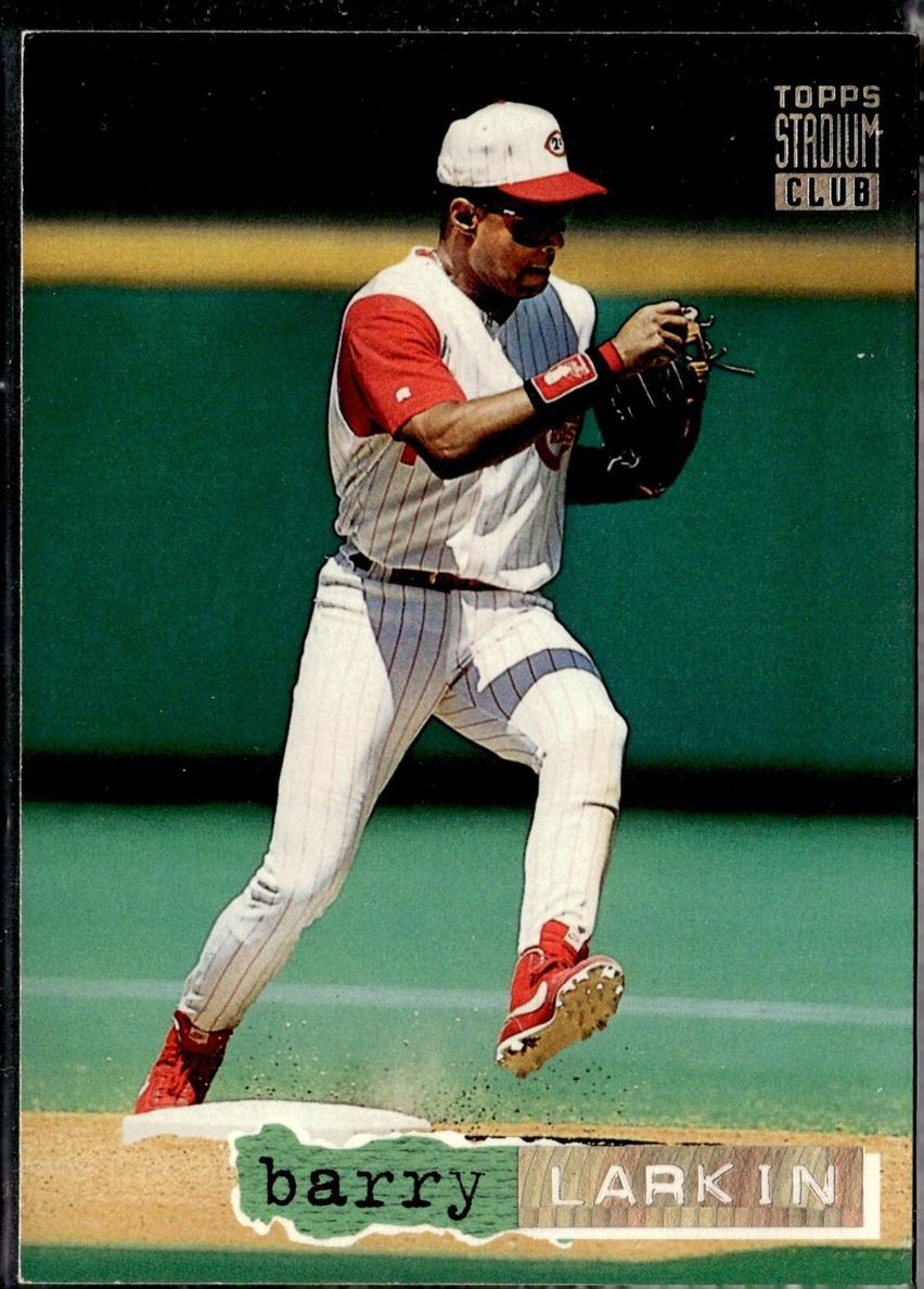 1994 Topps Stadium Club Baseball Golden Rainbow Barry Larkin #414