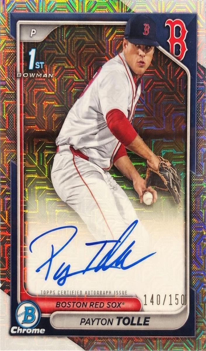 2024 Bowman Draft Chrome Baseball HTA Choice Refractor Payton Tolle #CPA-PT