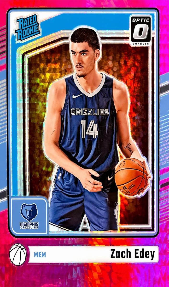 2024 Donruss Optic Basketball Pink Zach Edey #288