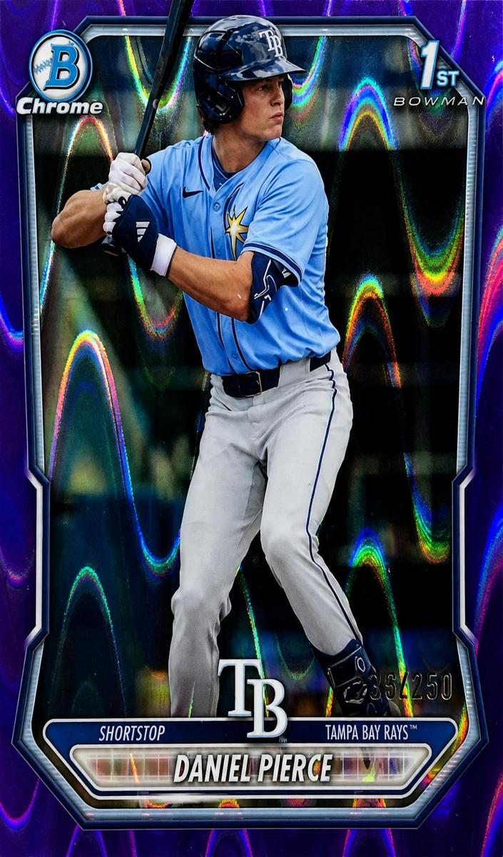 2026 Bowman Baseball Purple RayWave Refractor Daniel Pierce #BCP-77