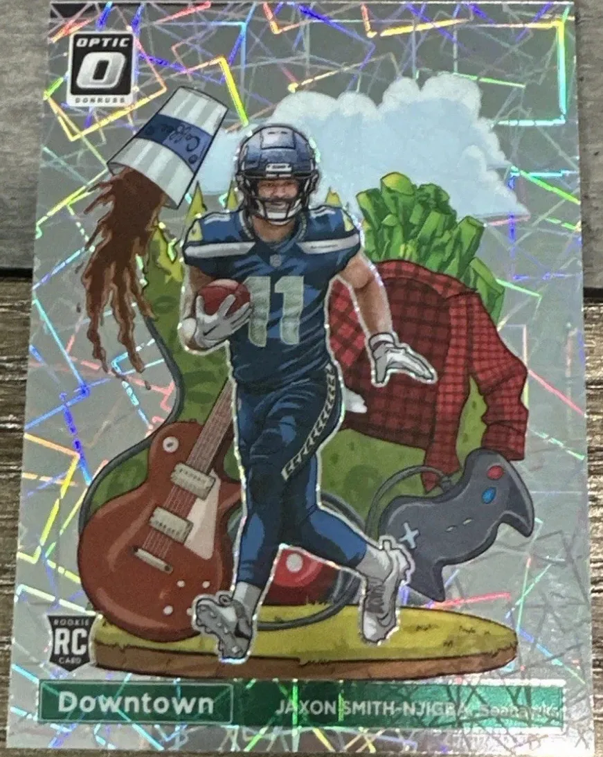 2023 Donruss Optic Football Jaxon Smith-Njigba #D-15 PSA 9