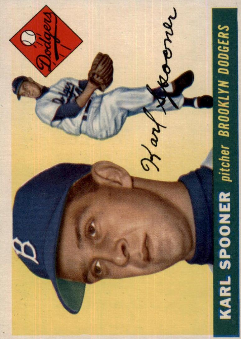 1955 Topps Baseball Karl Spooner #90 PSA 6.5
