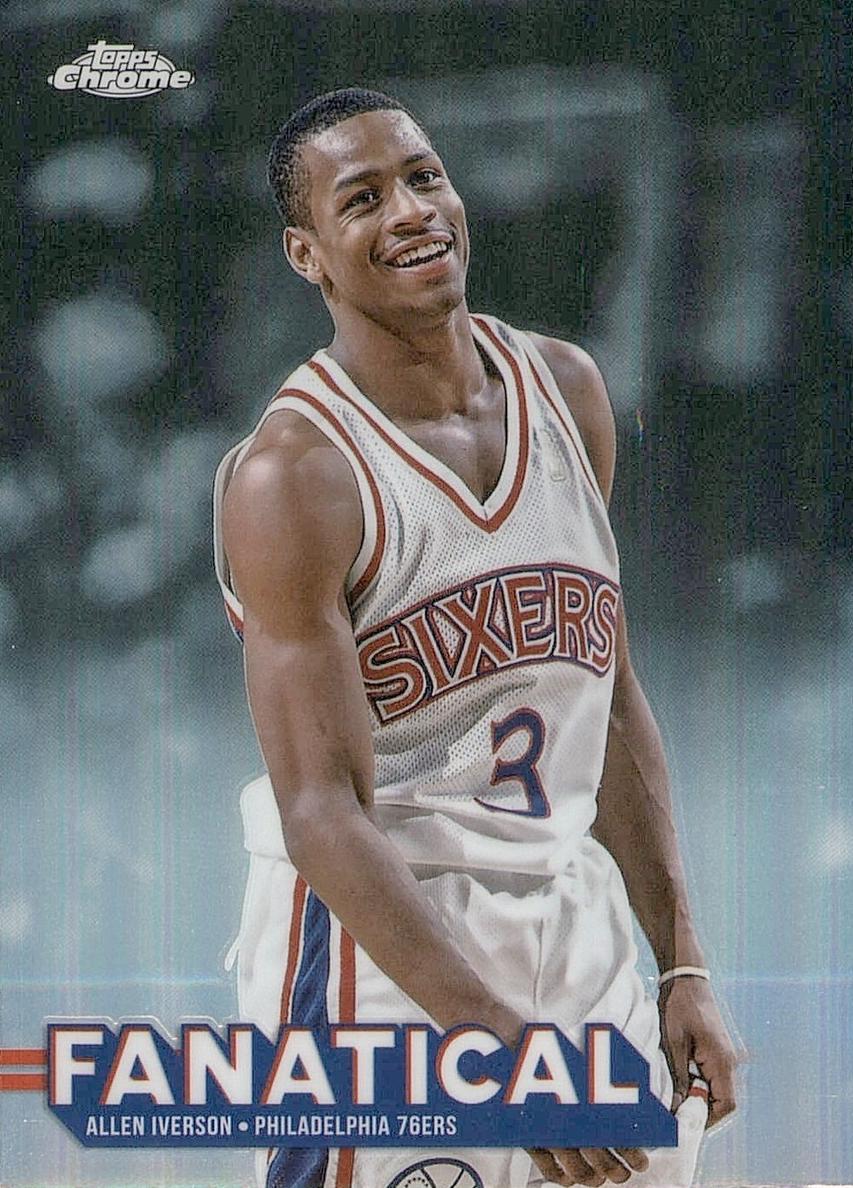 2025 Topps Chrome Basketball Allen Iverson #FAN-20