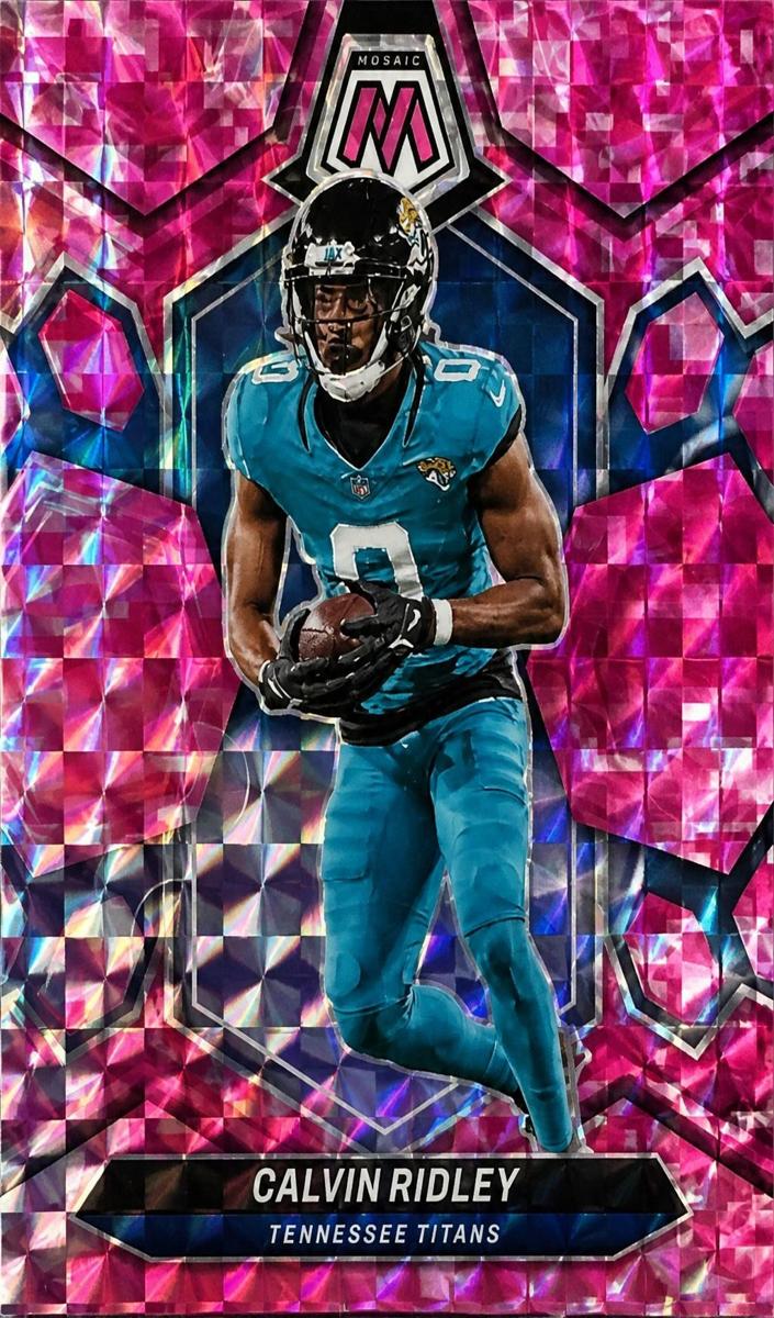 2024 Panini Mosaic Football Camo Pink Calvin Ridley #213