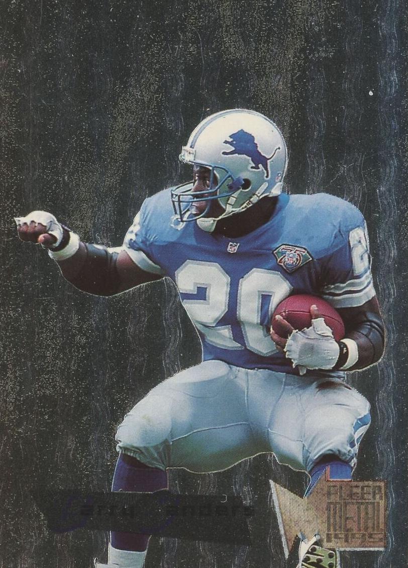 1995 Fleer Metal Football Barry Sanders #37