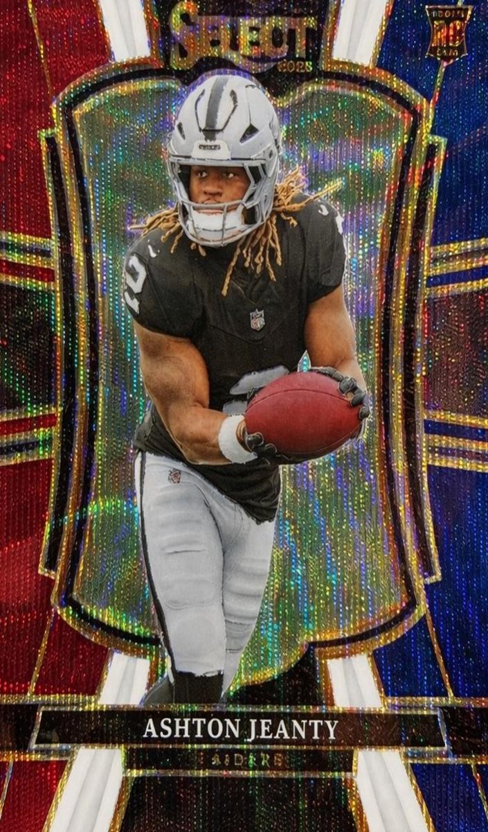 2025 Panini Select Football Tri-Color Ashton Jeanty #104