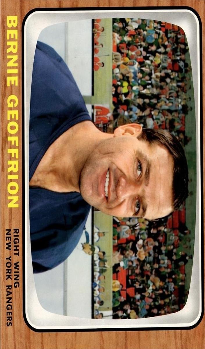 1966 Topps Hockey Bernie Geoffrion #85