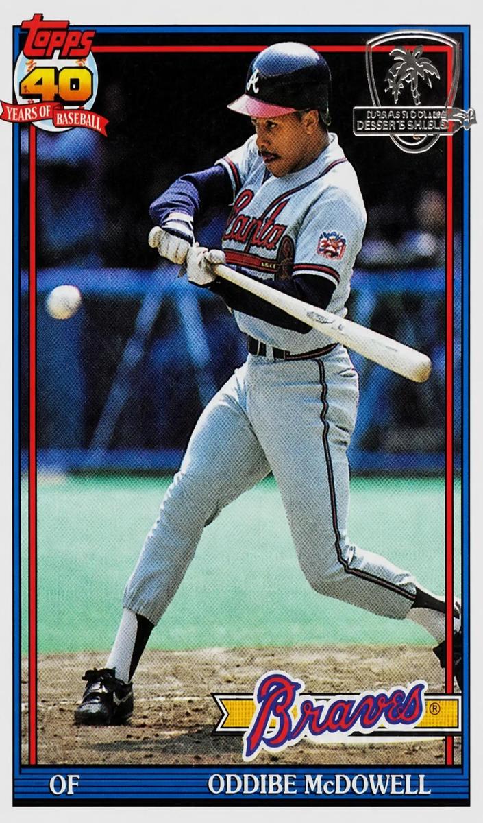 1991 Topps Baseball Oddibe McDowell #533 PSA 9