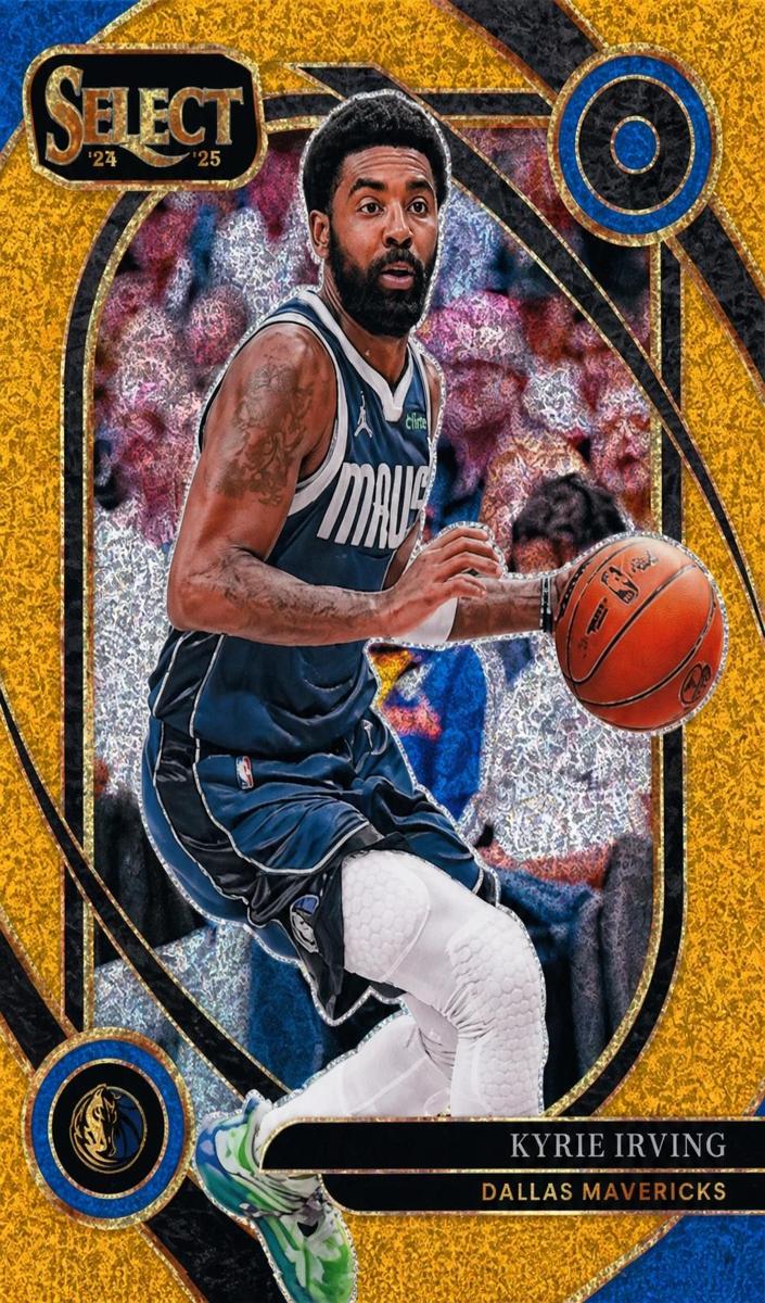 2024 Panini Select Basketball Gold Glitter Kyrie Irving #263