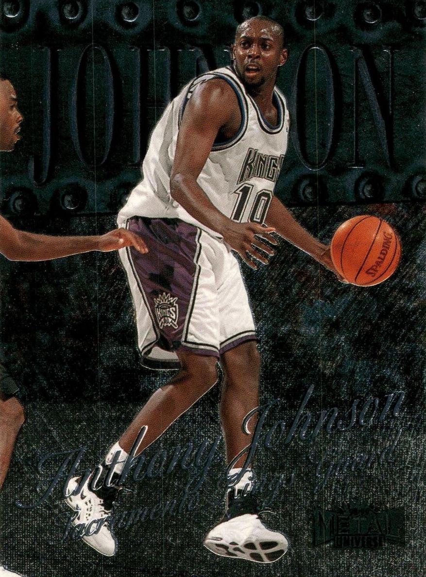 1998 Metal Universe Basketball Anthony Johnson #109