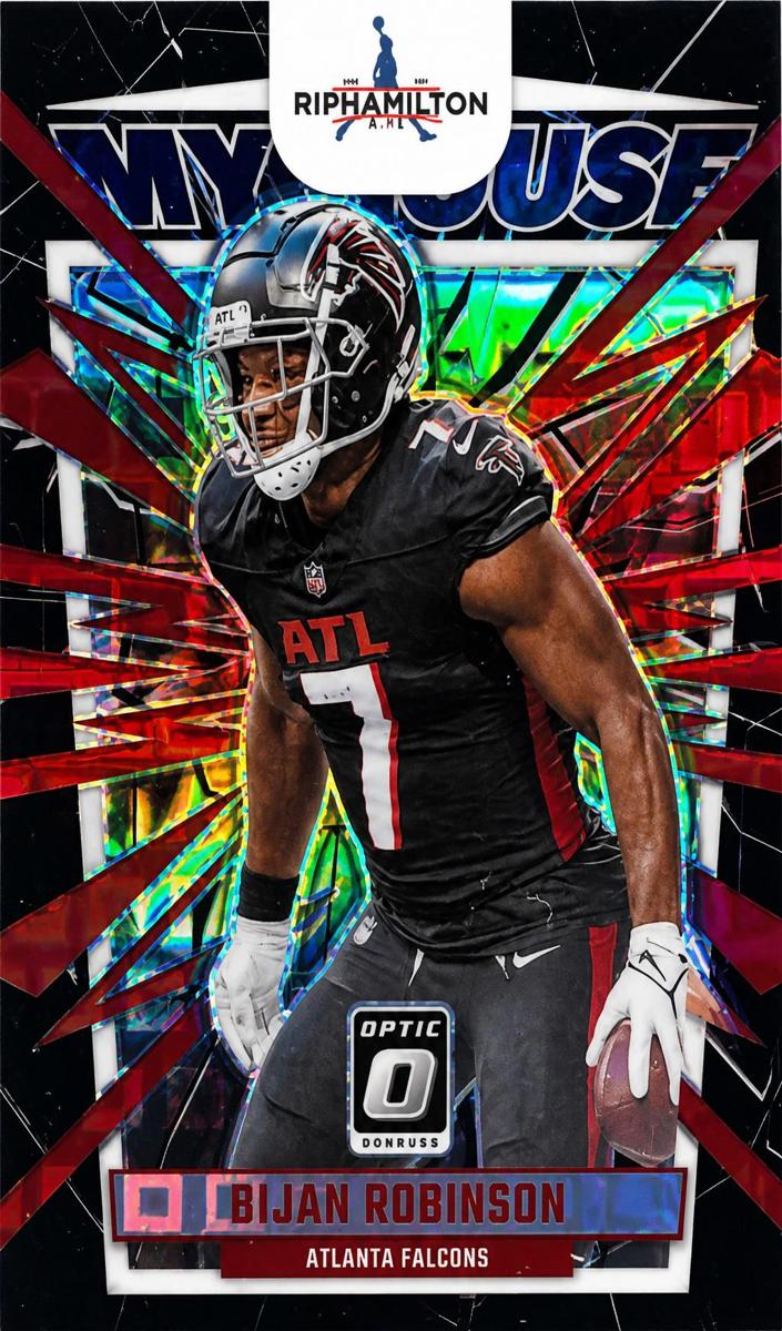 2023 Donruss Optic Football Black Pandora Bijan Robinson #4 PSA 10