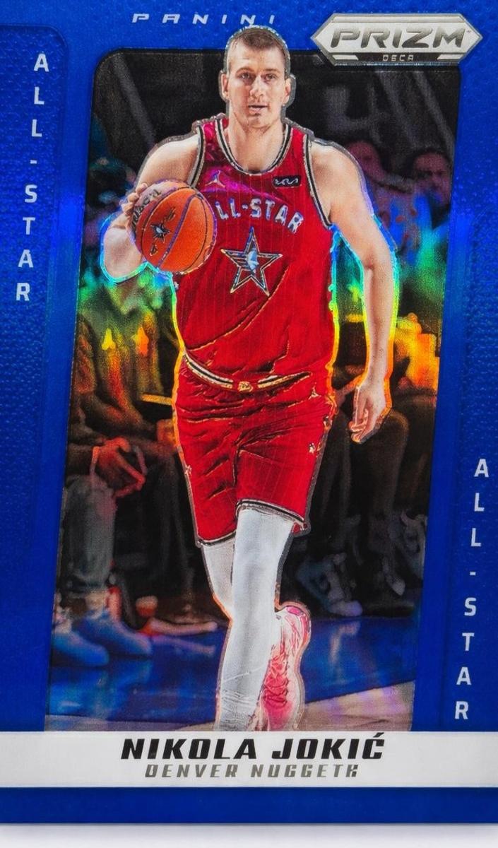 2024 Panini Prizm Deca Basketball Blue Nikola Jokic #250 PSA 10
