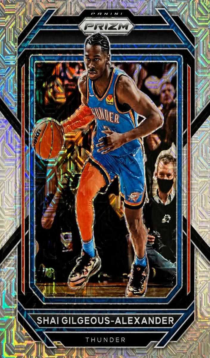 2022 Panini Prizm Basketball Mojo Shai Gilgeous-Alexander #64 PSA 8.5
