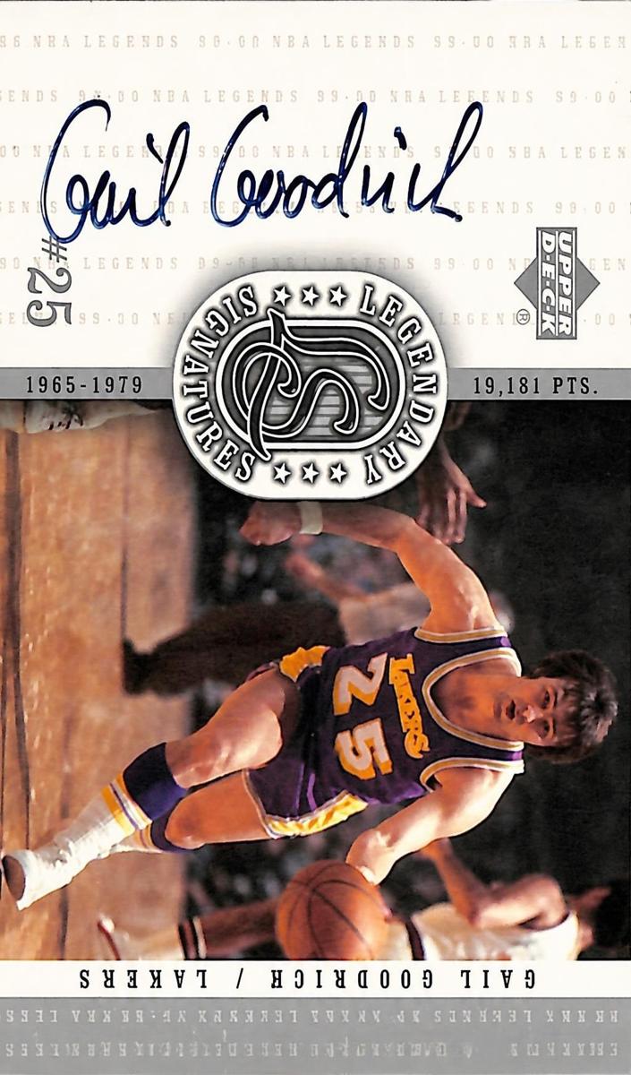 1999 Upper Deck Legends Basketball Gail Goodrich #GA