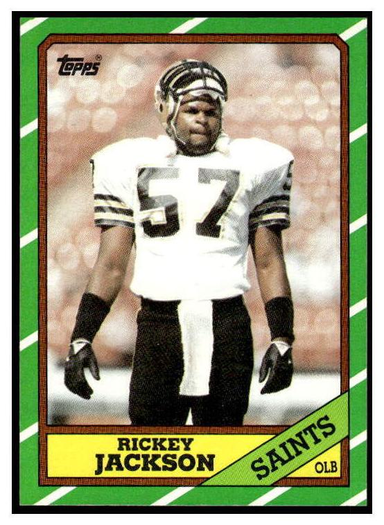 1986 Topps Football Rickey Jackson #346 PSA 9