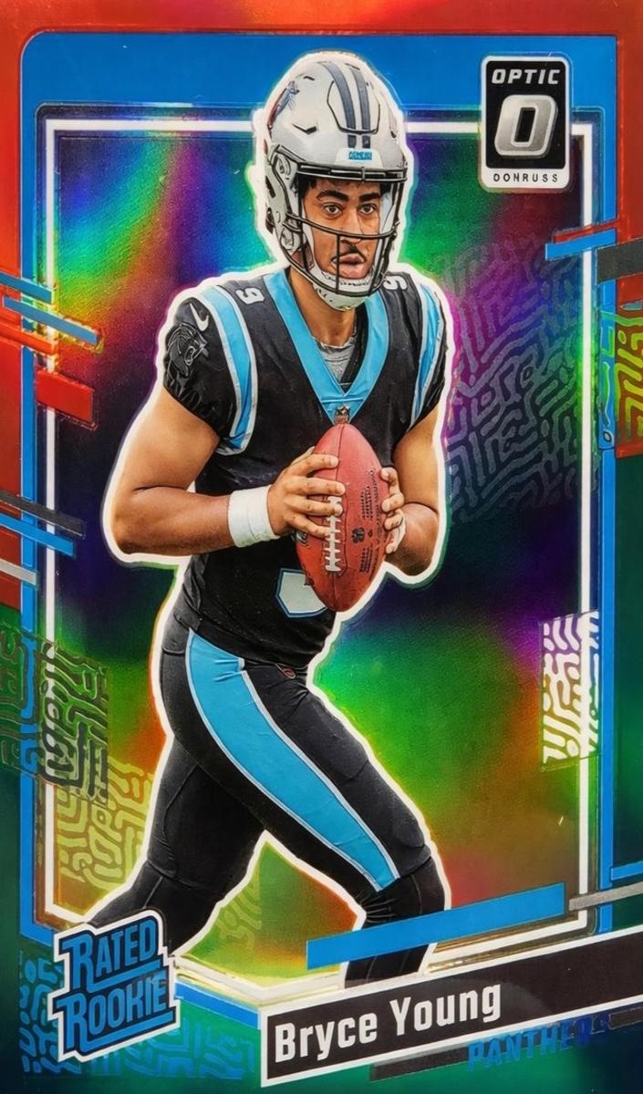 2023 Panini Donruss Football Red Green Bryce Young #311 PSA 9