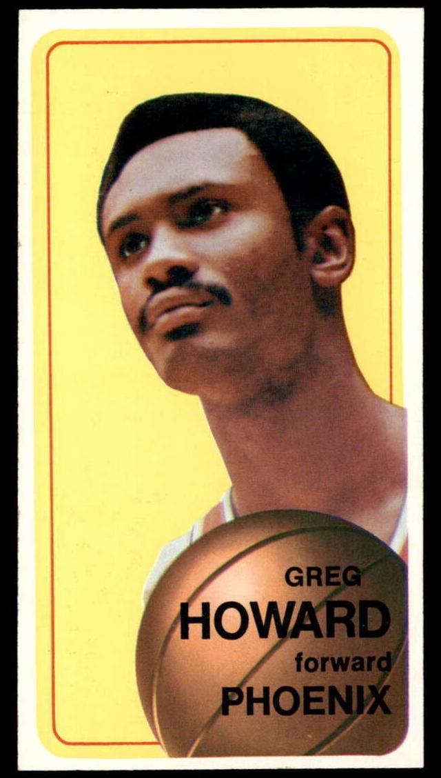 1970 Topps Basketball Greg Howard #117 PSA 9