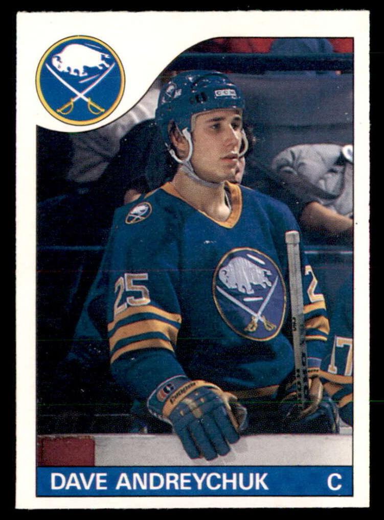 1985 O-Pee-Chee Hockey Dave Andreychuk #143 PSA 8.5