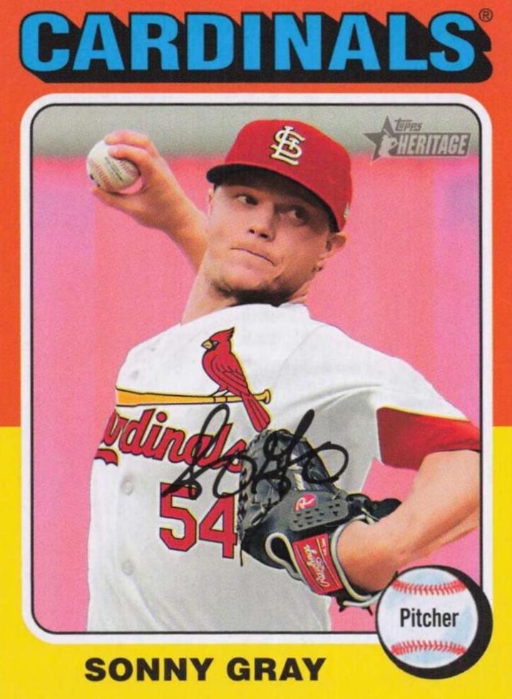 2024 Topps Heritage Baseball Sonny Gray #76