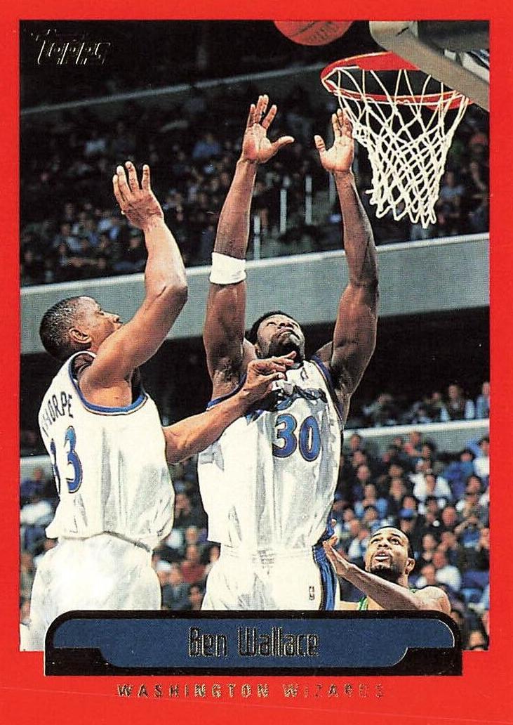 1999 Topps Basketball Ben Wallace #54 PSA 10