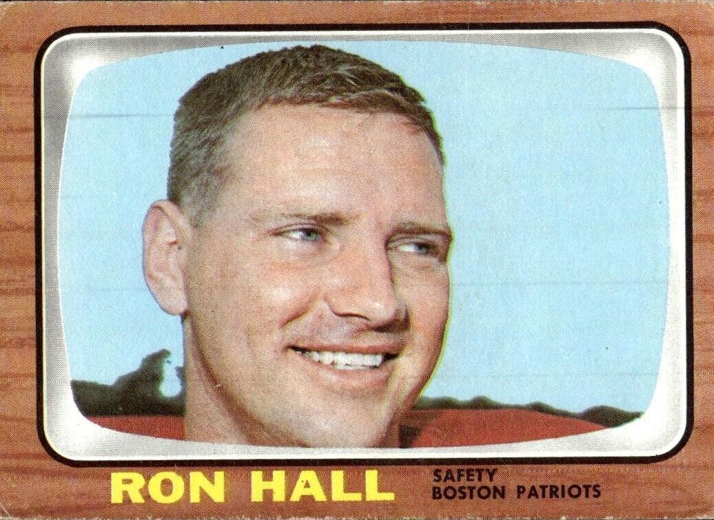 1966 Topps Football Ron Hall #8