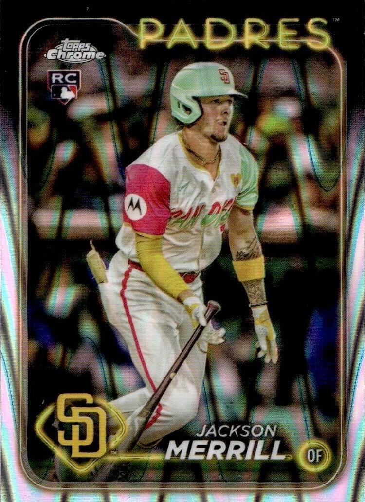 2024 Topps Chrome Update Baseball Raywave Jackson Merrill #USC57 SGC 9.5
