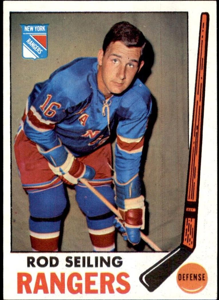 1969 Topps Hockey Rod Seiling #36 PSA 6